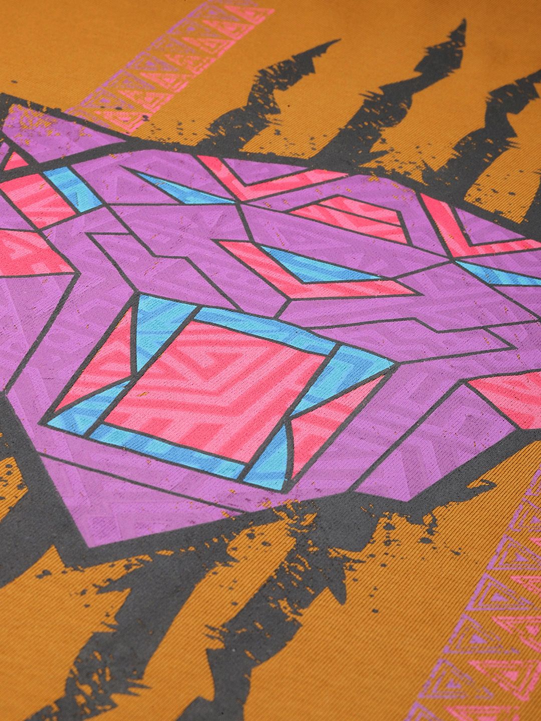 Kook N Keech Men Typography Printed Drop-Shoulder Sleeves Oversized Pure Cotton T-shirt