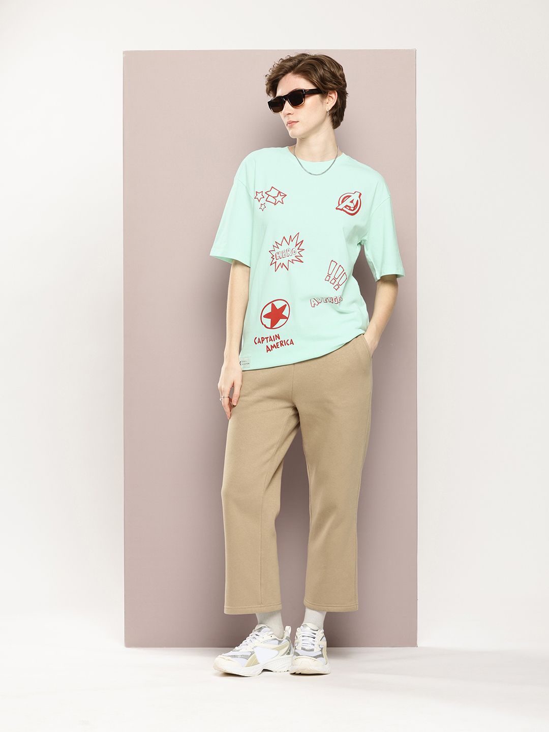 Kook N Keech Men Typography Printed Drop-Shoulder Sleeves Oversized Pure Cotton T-shirt