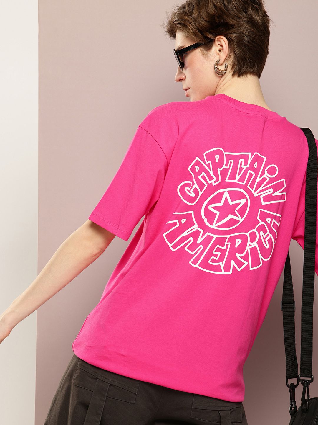 Kook N Keech Men Typography Printed Drop-Shoulder Sleeves Oversized Pure Cotton T-shirt